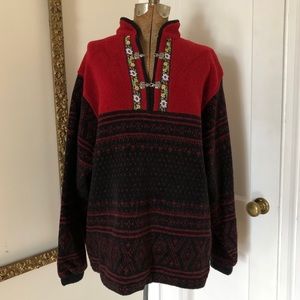 1990s Marker Fleece Pullover